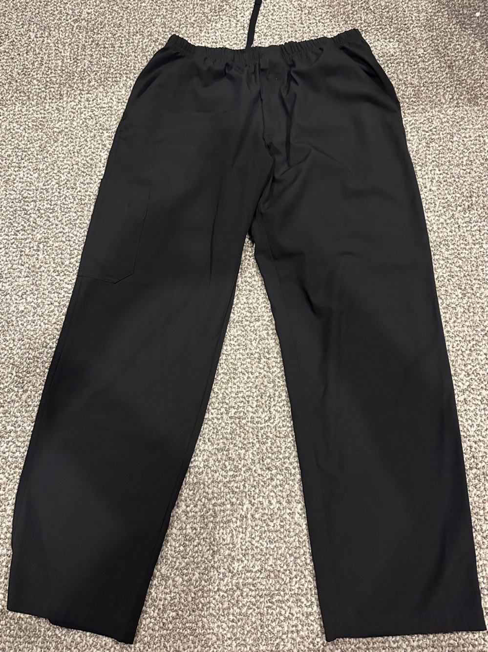 Skechers Men's Black Drawstring Scrub Pants